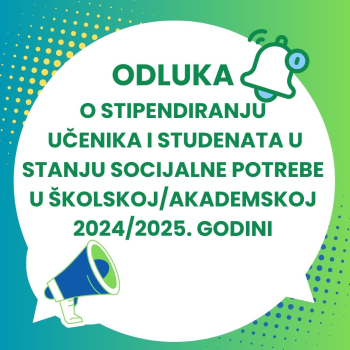 Spisak učenika i studenata u stanju socijalne potrebe koji su ostvarili pravo na stipendiju Općine Ilijaš u školskoj/akademskoj 2024/2025. godini